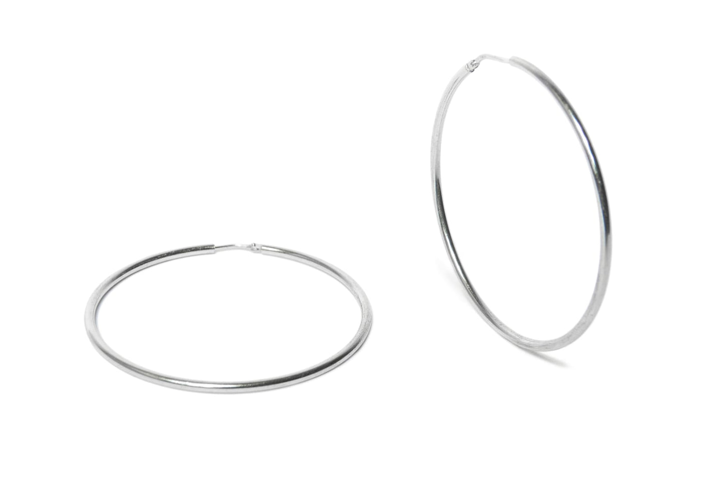Orecchini a cerchio in argento 925/°°°