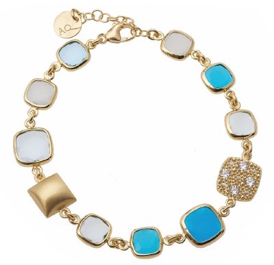 Bracciale gioiello con paste vitree