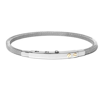 Bracciale in acciaio 316L inox 18 ct.