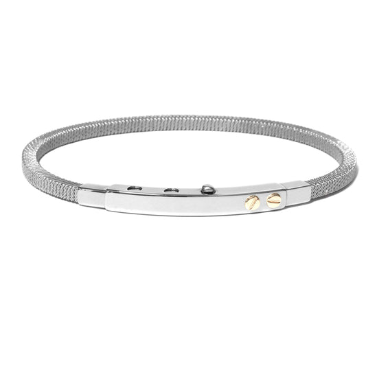 Bracciale in acciaio 316L inox 18 ct.